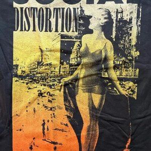 Social Distortion Swimsuit Girl Women’s T-shirt Medium